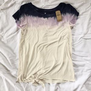 Tie dye American Eagle soft shirt XSMALL